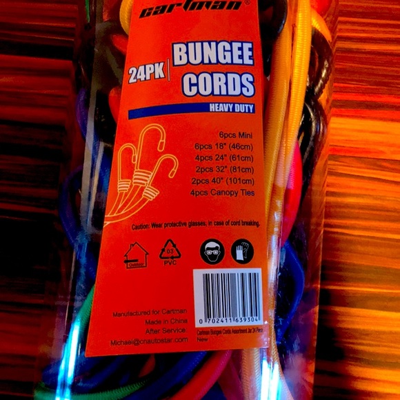 Bungee cord 24 pc - Picture 2 of 2